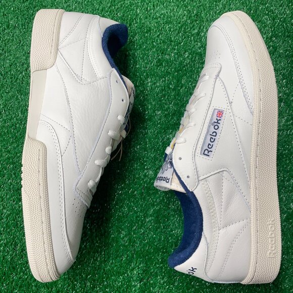 Reebok Club C 85 Vintage Mens Sportswear Shoes White 100007796 NEW Multi Sz - Picture 3 of 5